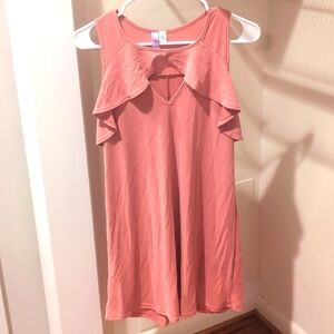 Salmon pink dress